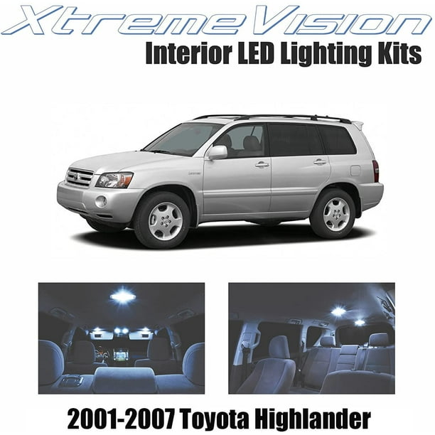 10 x Ice Blue LED Interior Lights Kit For 2001-2007 Toyota Highlander TOOL 10 x Ice Blue LED Interior Lights Kit For 2001-2007 Toyota Highlander TOOL